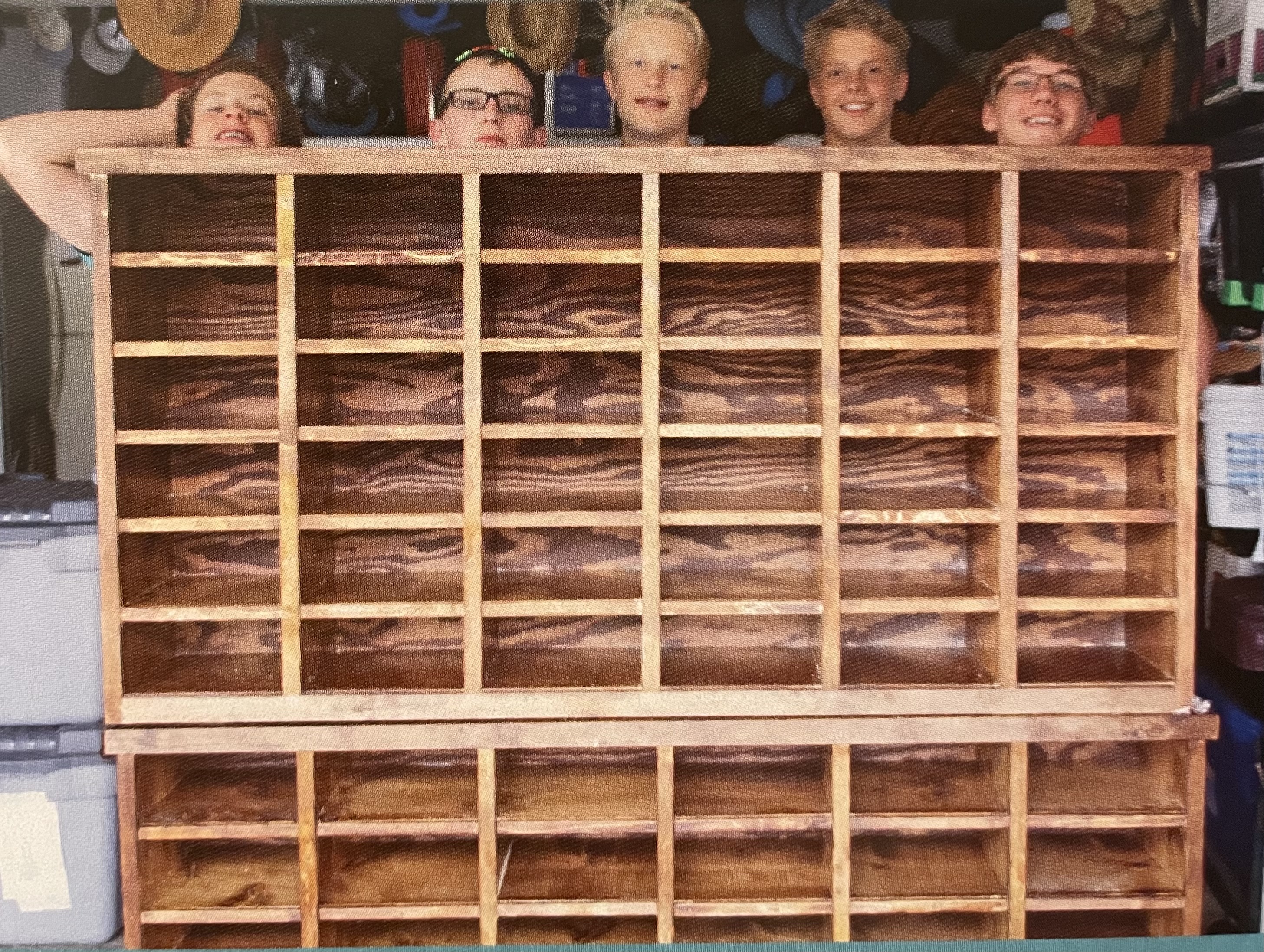 Trevor Shumway's Eagle Project: 2 cubbies for Edgemont Elementary School, Provo, UT